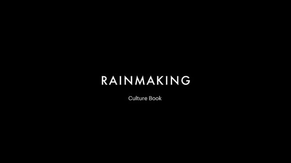 Rainmaking Culture Book - Page 1